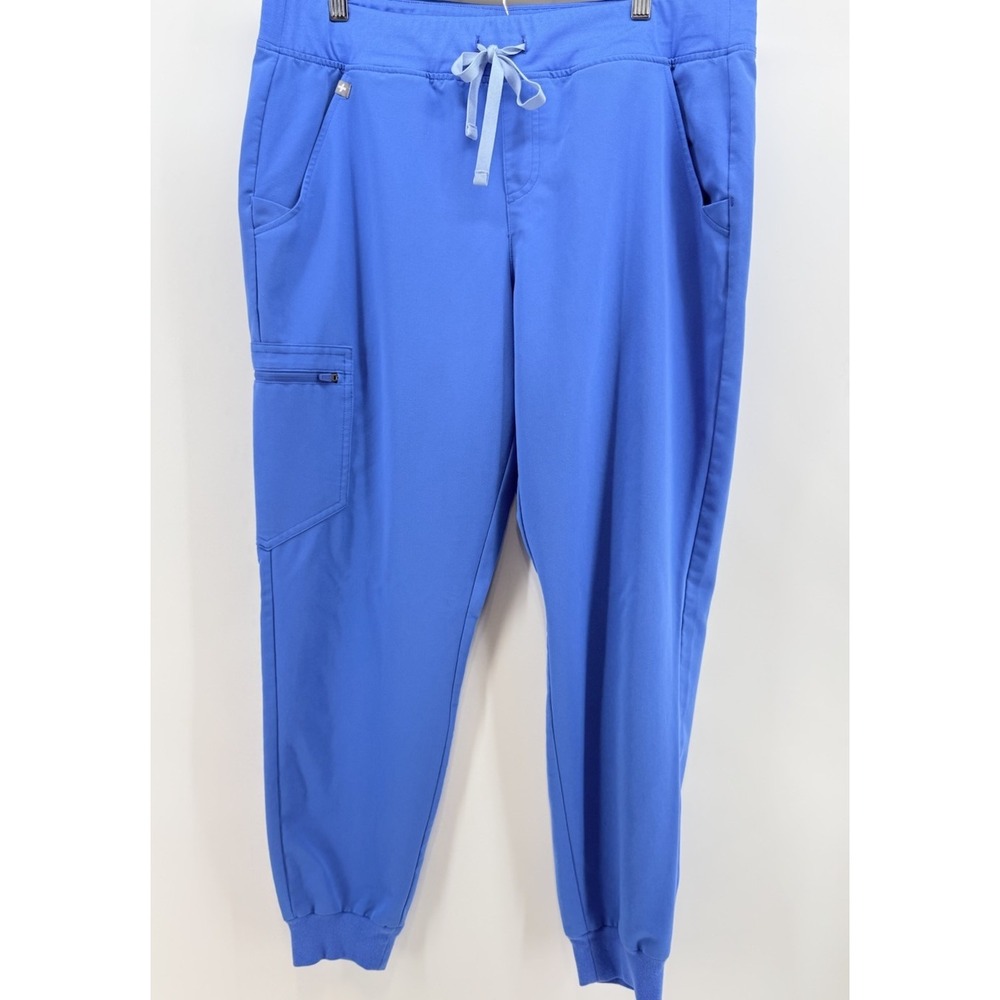 FIGS Zamora 2.0 Jogger Scrub Pants Women's Blue size L 2597